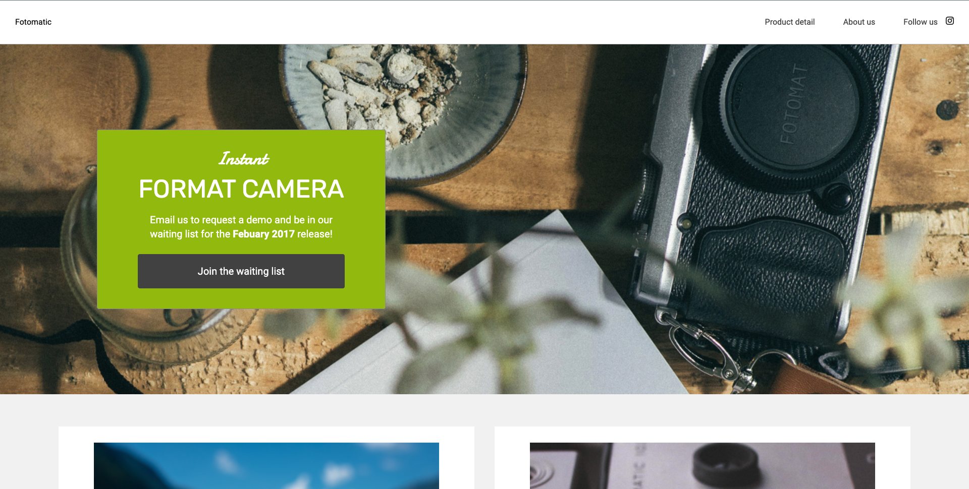 website shot